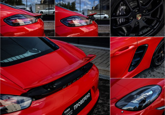 Подержанный автомобиль Porsche Cayman 2018 года (70 фото)