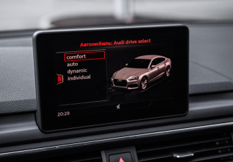 Подержанный автомобиль Audi A5 Liftback 2019 года (17 фото)