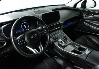 Подержанный автомобиль Hyundai Santa Fe 2021 года (11 фото)