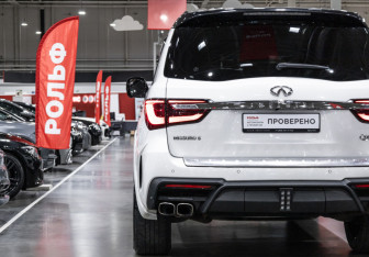 Подержанный автомобиль Infiniti QX80 2021 года (10 фото)