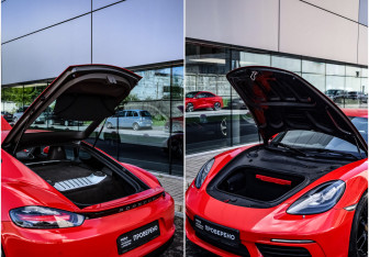 Подержанный автомобиль Porsche Cayman 2018 года (84 фото)