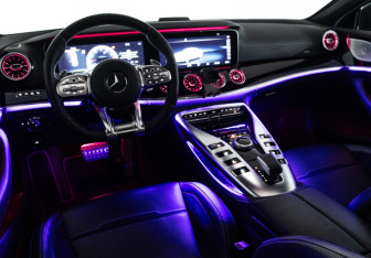 Подержанный автомобиль Mercedes-Benz AMG GT Liftback 2020 года (40 фото)