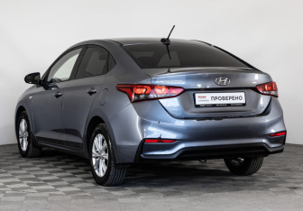 Подержанный автомобиль Hyundai Solaris Sedan 2017 года (7 фото)