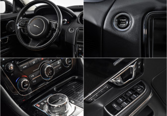 Подержанный автомобиль Jaguar XJ 2016 года (99 фото)