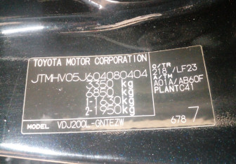 Подержанный автомобиль Toyota Land Cruiser Suv 2012 года (24 фото)