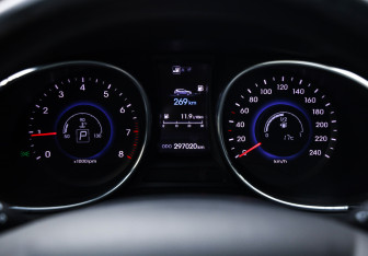 Подержанный автомобиль Hyundai Santa Fe 2012 года (13 фото)