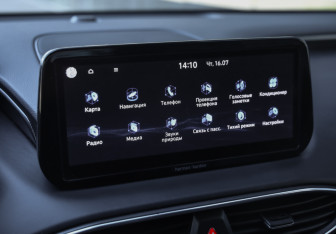 Подержанный автомобиль Hyundai Santa Fe 2022 года (19 фото)